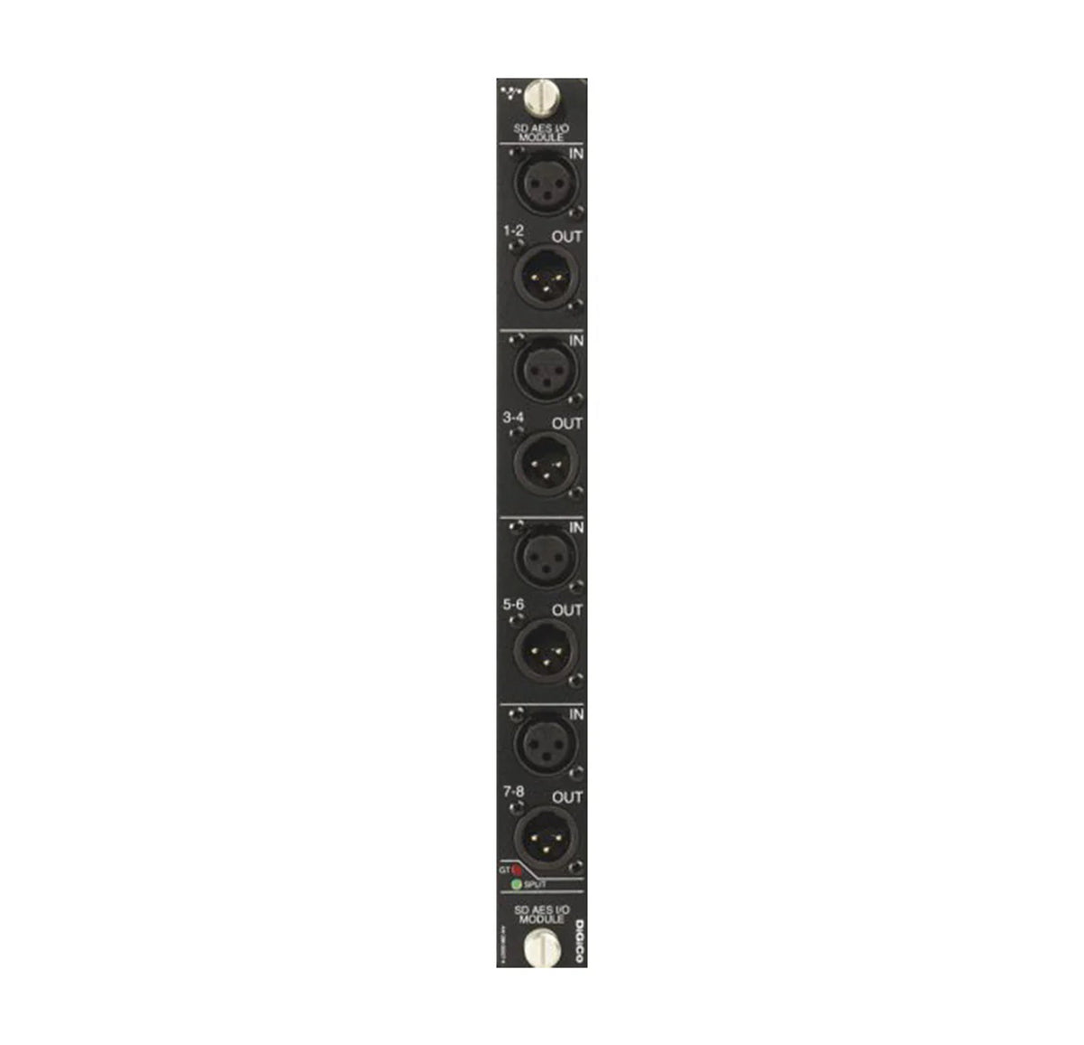 DiGiCo AES3/EBU 4 Stereo Input / 4 Stereo Output Card Bi-Directional
