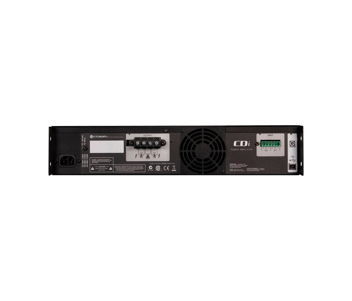 Crown Audio CDI4000, 2-Channel Power Amplifier, view 2