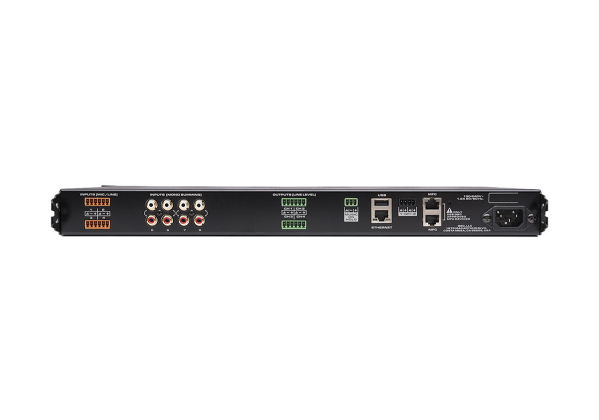 QSC MP-M40 Digital Business Music & Paging Zone Mixer/Processor - 8, view 2
