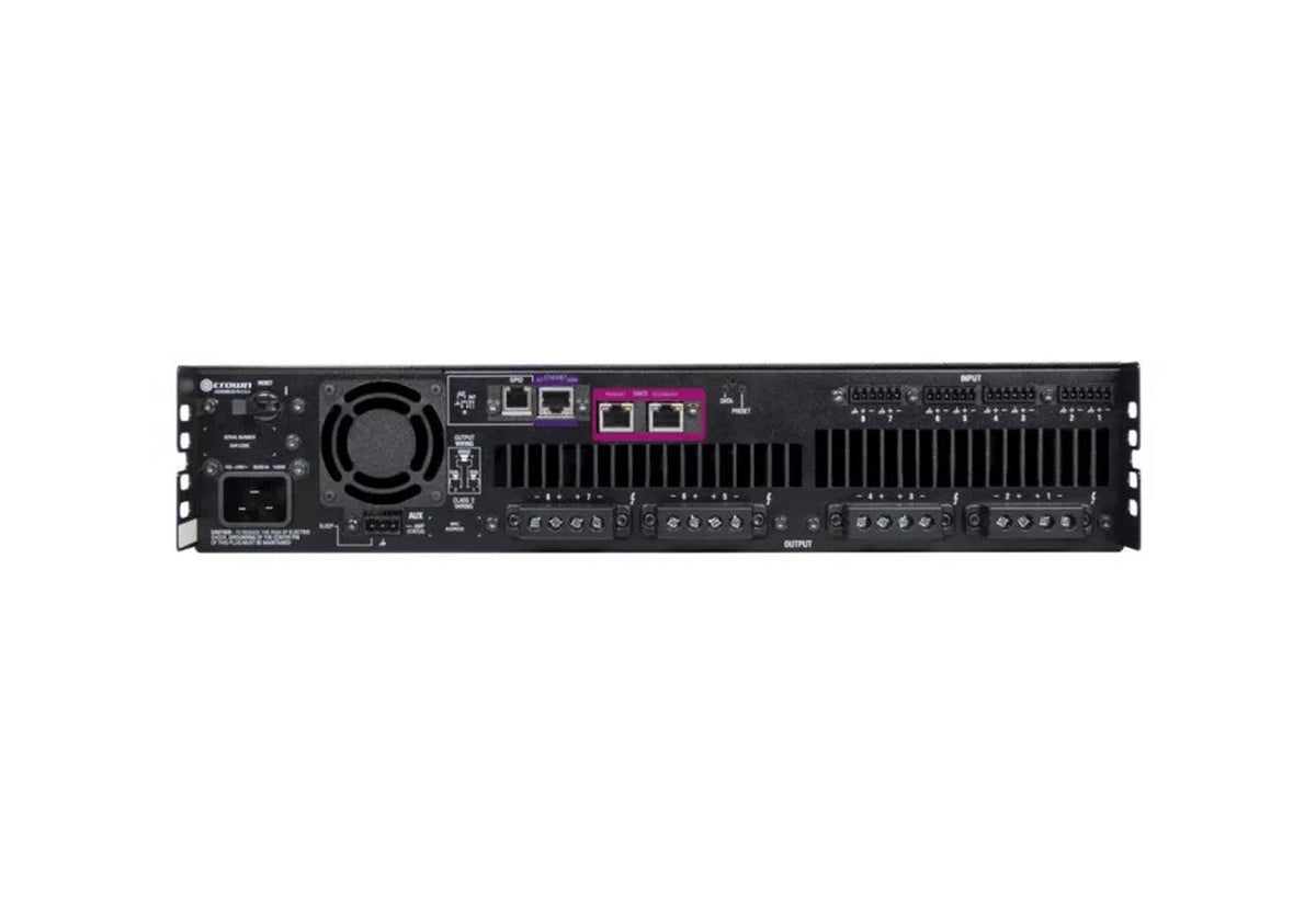 Crown Audio DCI8X600D 8-Channel 300W at 4 Ohms Power Amp w/ Dante, view 2