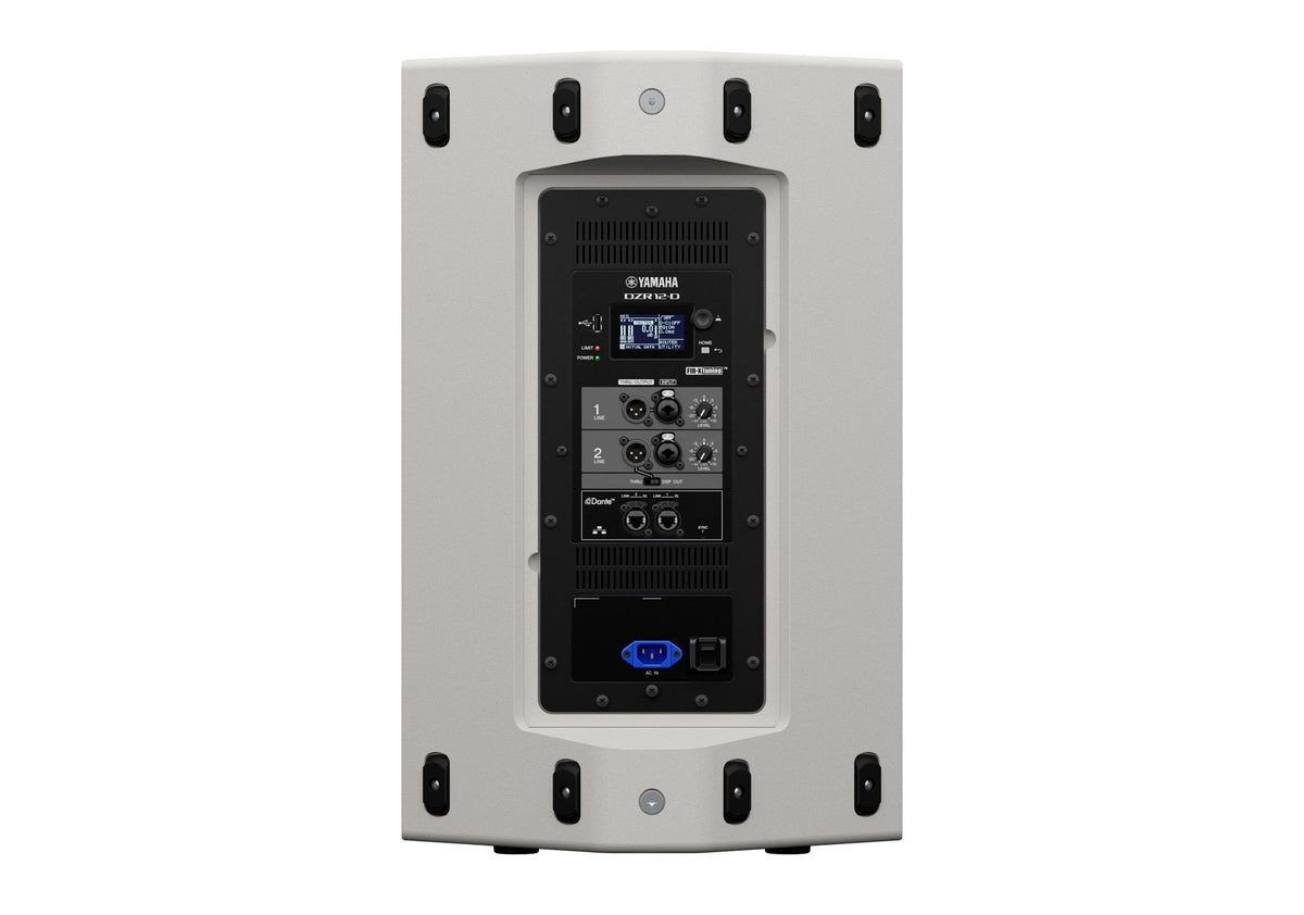 Yamaha DZR12-DW 12" Two-Way Powered LoudSpeaker & Dante - White, view 2