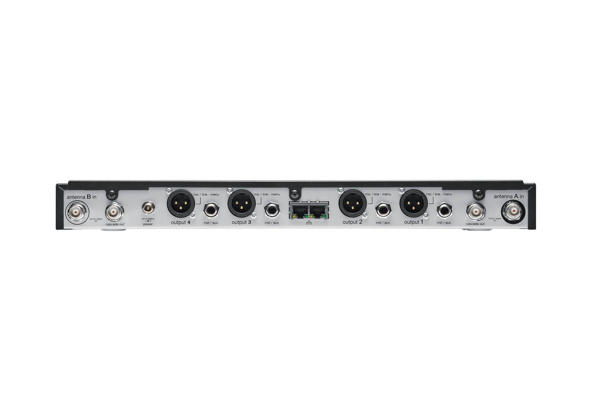 Shure SLXD4Q+TA Quad Wireless Rack Receiver (TAA - G57 (470-608 MHz), view 5