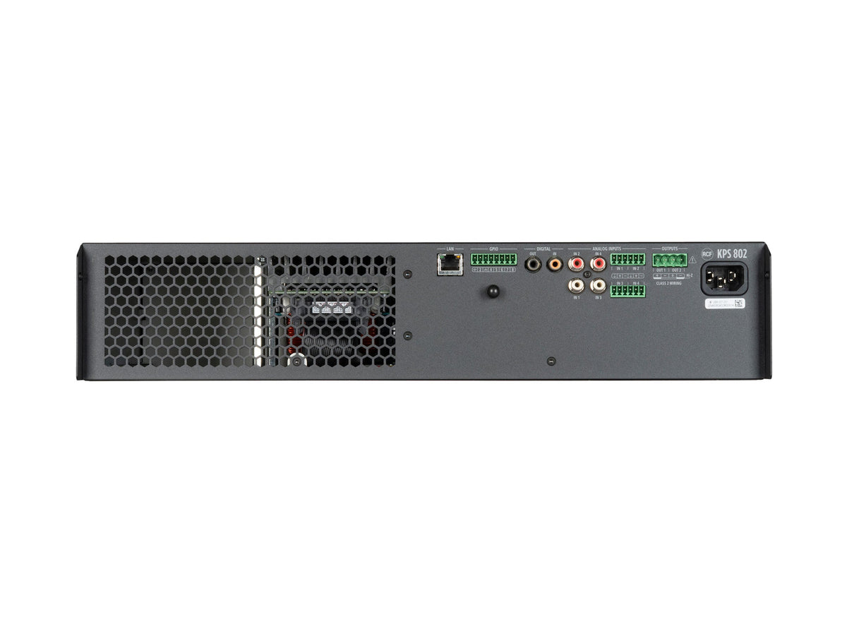 RCF KPS 802 High-Power 2-Channel Class D Amplifier with DSP - 2 x 800 W, view 3