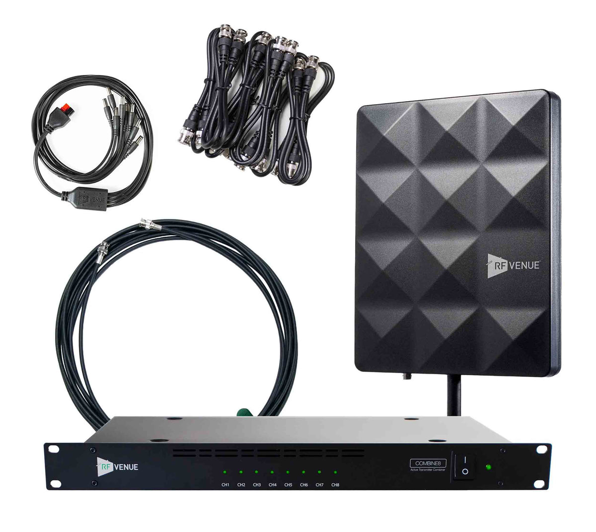 RF Venue COMB8CP-STAGE 8-Channel In-Ear Monitor Upgrade Pack with CP Stage Antenna