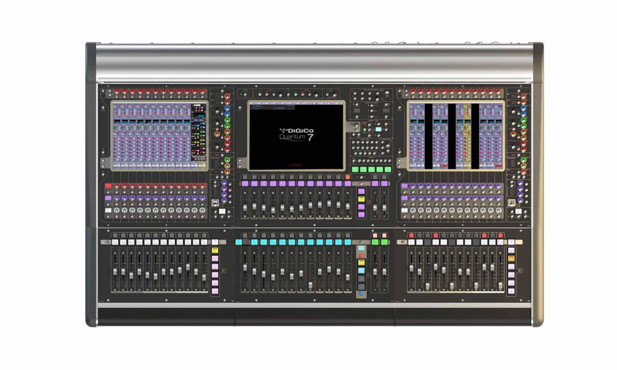 Digico X-Q7-W-WS-OP Quantum 7 Digital Mixing Console - MADI and One Multi-Mode Optic Loop HMA, view 5