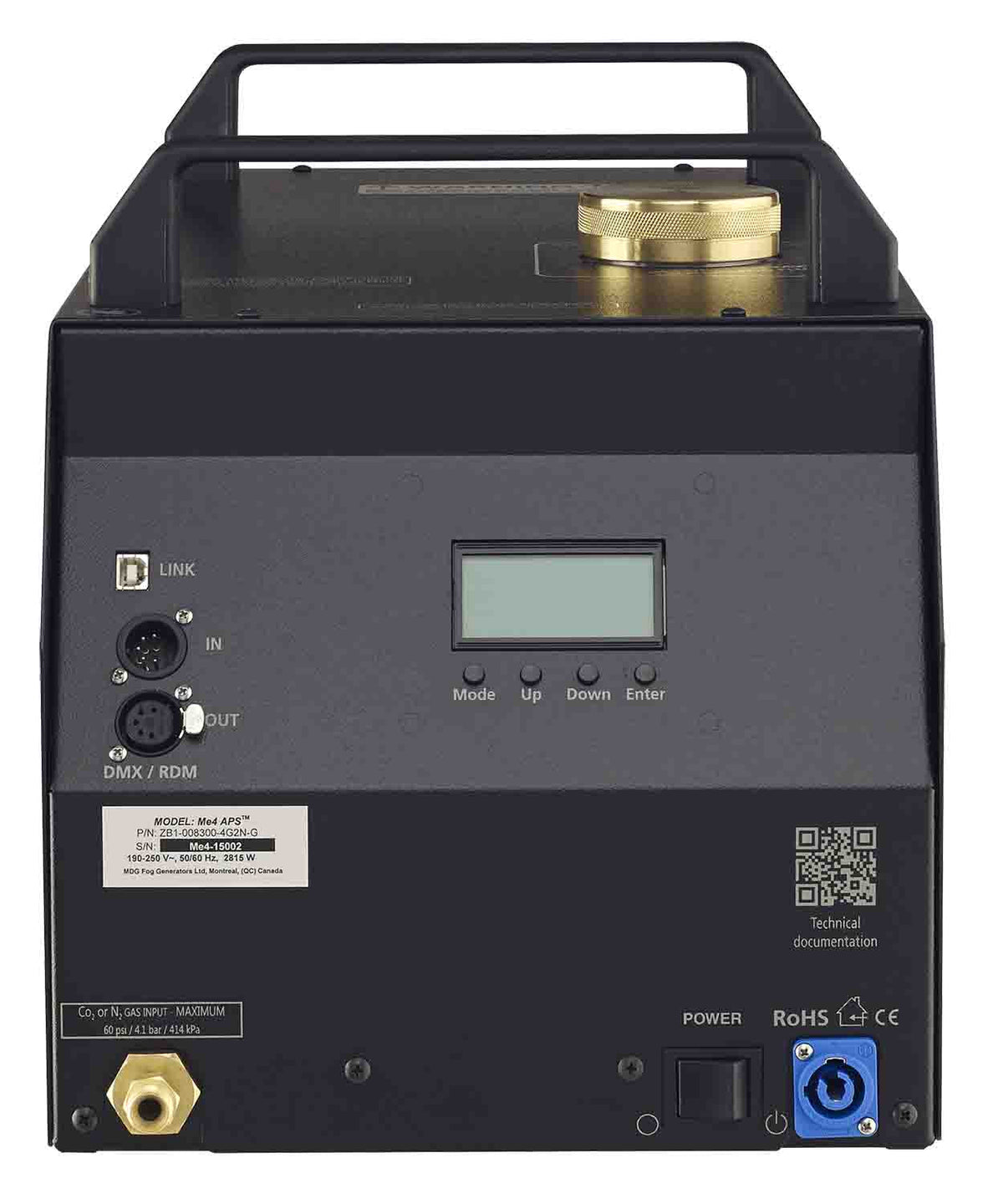 MDG Me4 Quad High Output Fog Generator, view 3