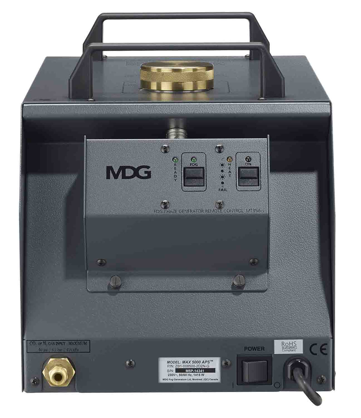 MDG MAX 5000 Fog Generator, view 3