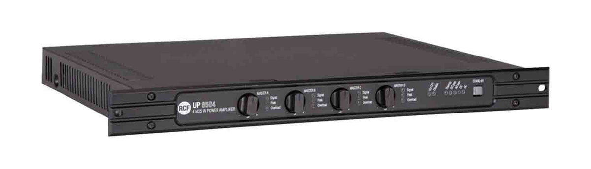 RCF UP-8504, 8000 Series UP 8504 Power Amplifier - 4 x 125 Watt