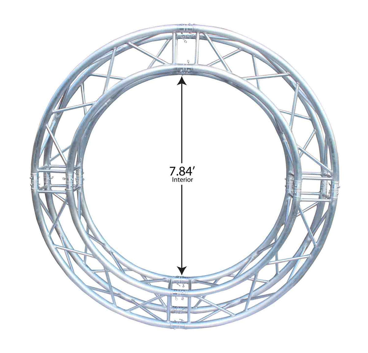 ProX XT-CSQ984-4x90 Circular Square Frame Truss 4 Segments - 9.84 FT, view 4
