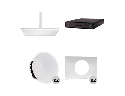 Shure 920P W-V Ecosystem Pkg w/ Mic & Processor & Ceiling Speakers