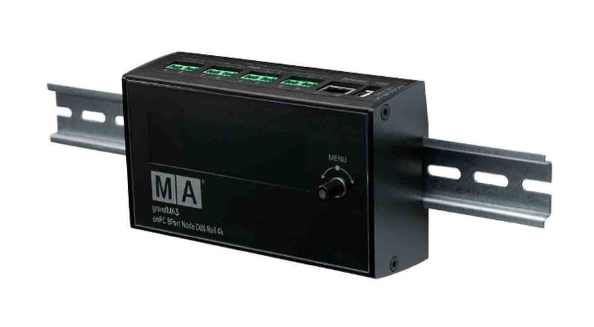 MA Lighting MA4023581 Grandma3 OnPC 8Port Node DIN-Rail 4k, view 2