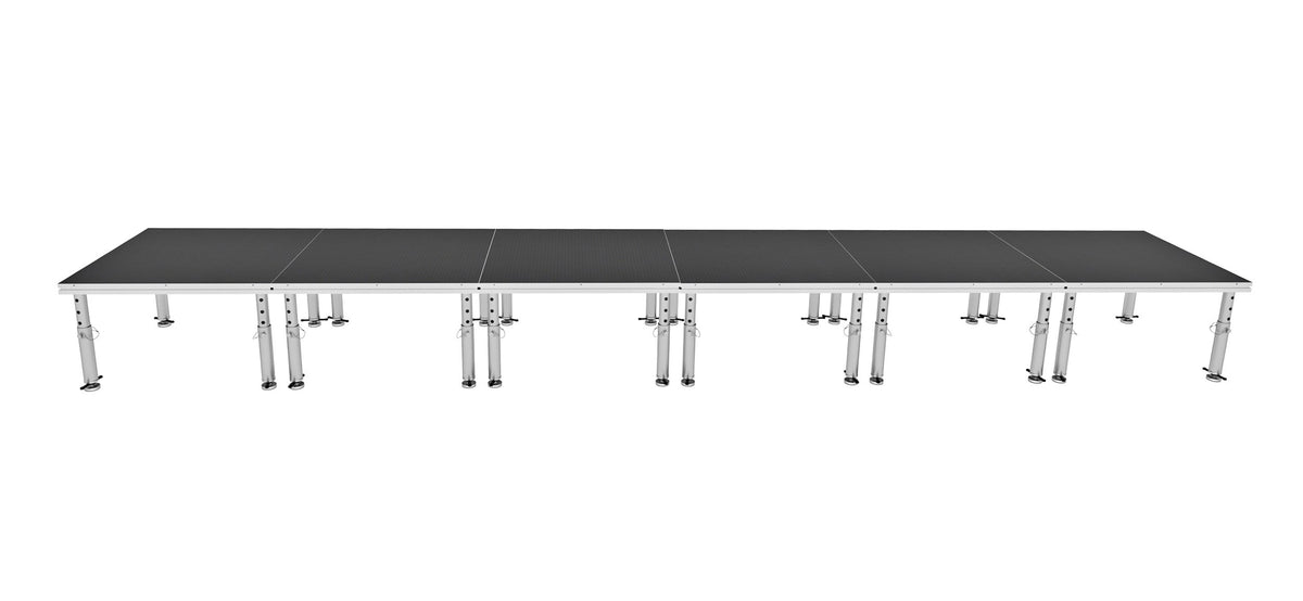 ProX XSU-24X4PKG Stage One 24 FT x 4 FT Portable Stage Pkg 24' 4', view 4