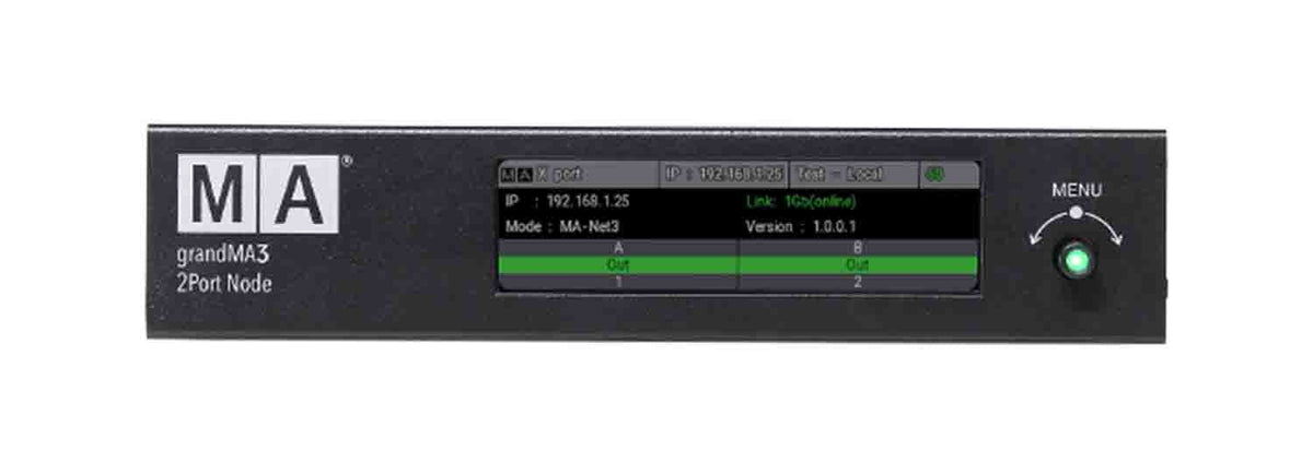 MA Lighting MA4010515 Grandma3 2Port Node, view 2