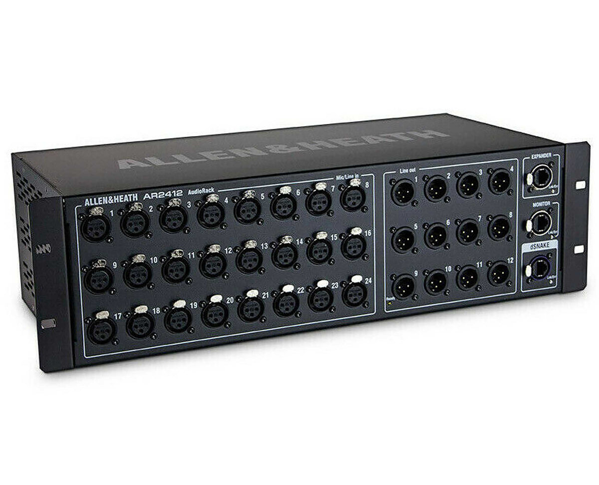 Allen & Heath AR-2412 24x12 Main Remote Stage Rack for GLD & SQ & Qu