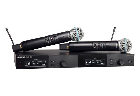 Shure SLXD24D/B58 Dual Wireless System w/ Handheld Mic & Transmitter