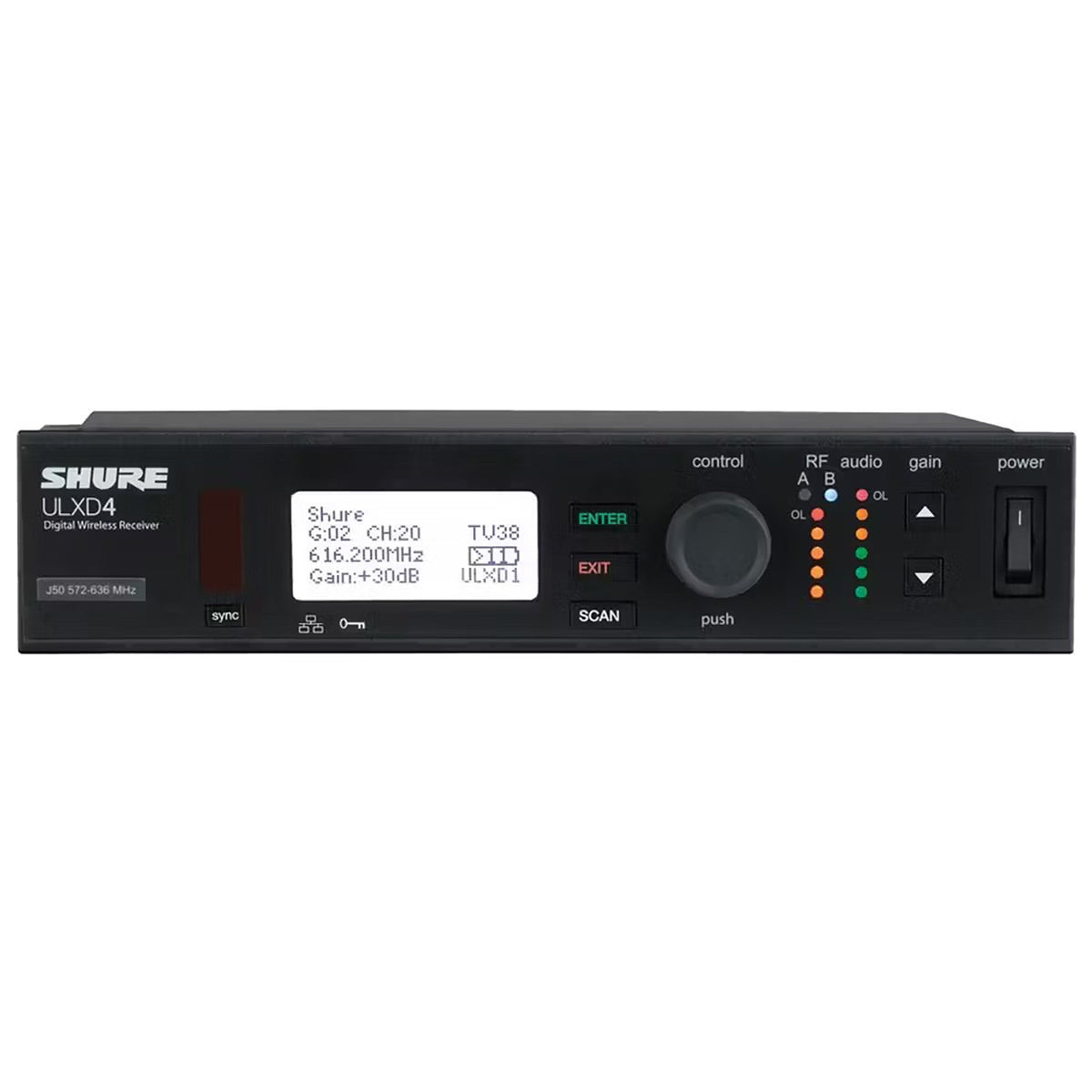 Shure ULXD2/SM58-G50-PK Case Handheld Wireless Mic Transmitter Pkg, view 3