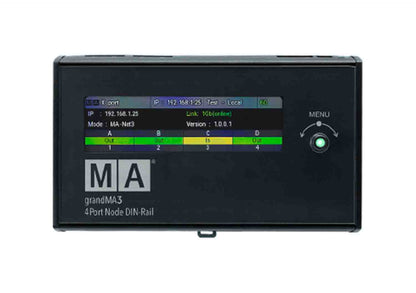 MA Lighting MA4011702 Grandma3 4Port Node DIN-Rail, view 3