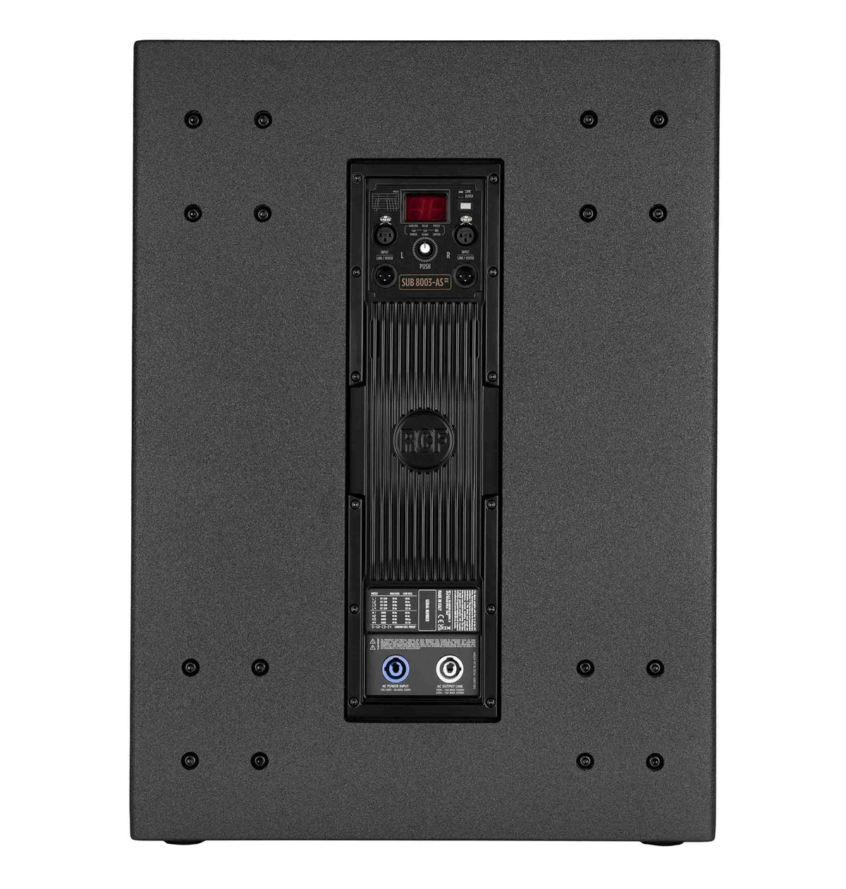 RCF SUB-8003AS-MK3 Professional 2200W Powered Subwoofer - 18 Inch, view 5