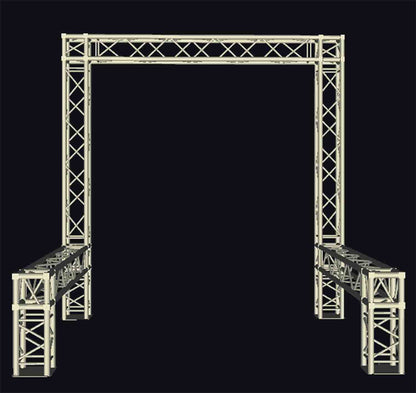ProX XTP-E1010-2 Exhibition Module Stand Truss Package - 10' x 10', view 2