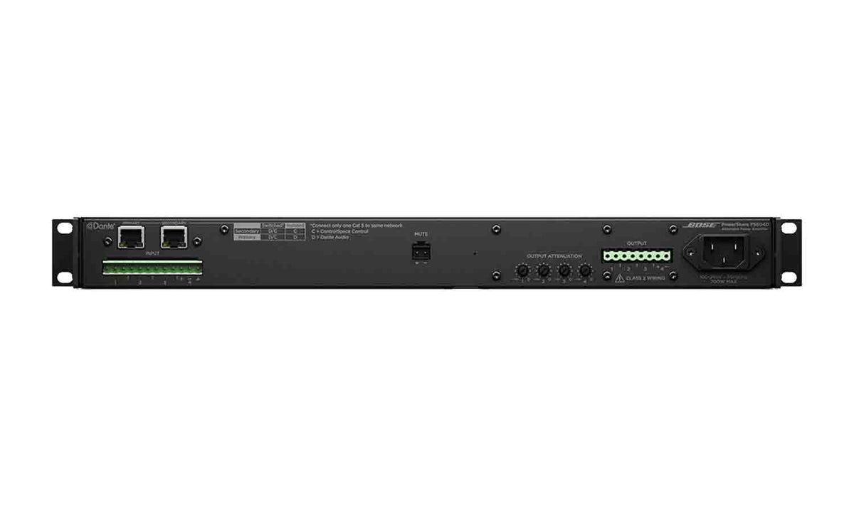 Bose PS604D, PowerShare Adaptable 600W 4-Channel Power Amplifier, view 2