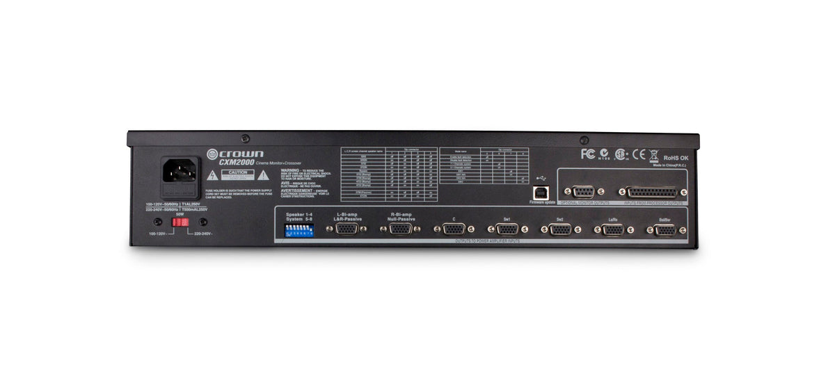 Crown Audio CXM2000, Cinema Monitor and Crossover System, view 2