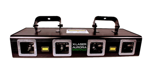 Aurora Emerald Quad Aperture Laser Projector - Intense Green