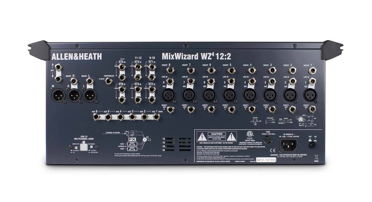 Allen & Heath MixWizard WZ4 12:2 Desk / Rack Mountable Mixer, view 2