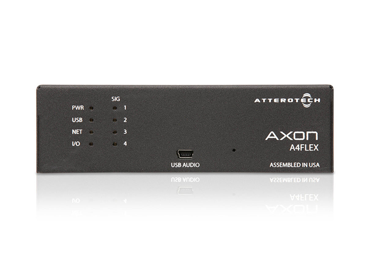 QSC A4FLEX Attero Tech Axon AES67 Networked Audio Connectivity