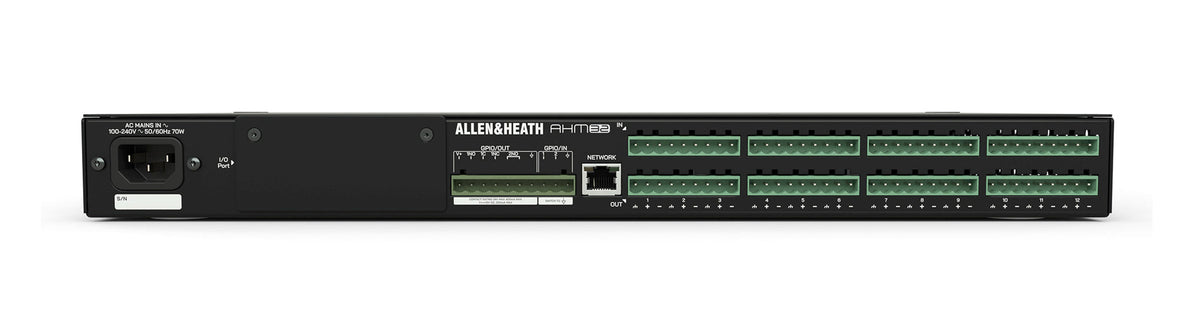 Allen & Heath AHM-32 1RU 32x32 Audio Matrix Processor 12x12 Local, view 5