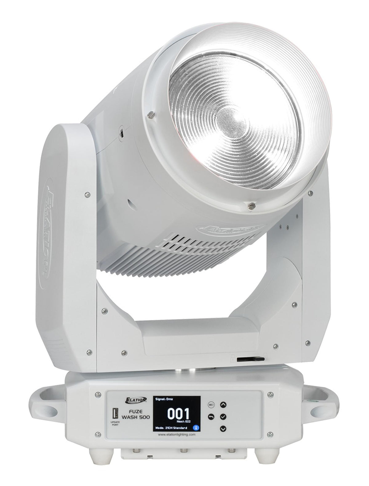 Elation FUZ567WH 500-Watt Full Spectrum RGBMA LED Wash Fixture - White, view 2