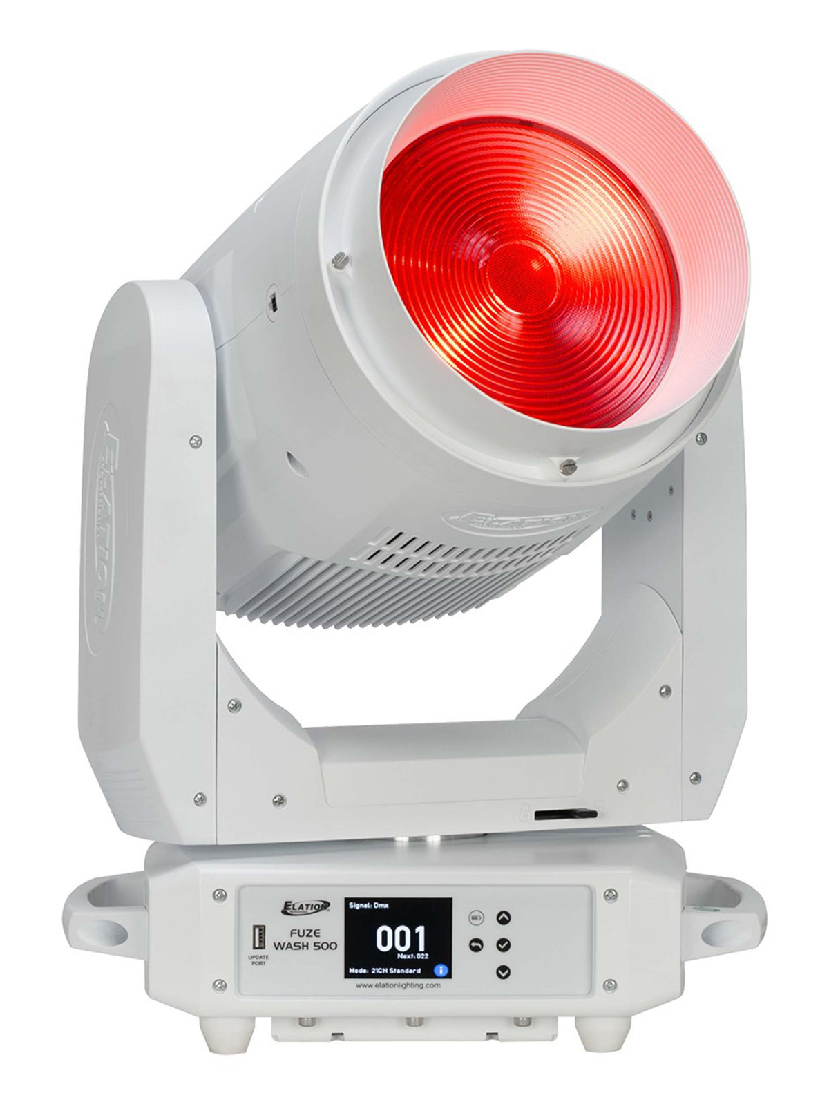 Elation FUZ567WH 500-Watt Full Spectrum RGBMA LED Wash Fixture - White, view 3