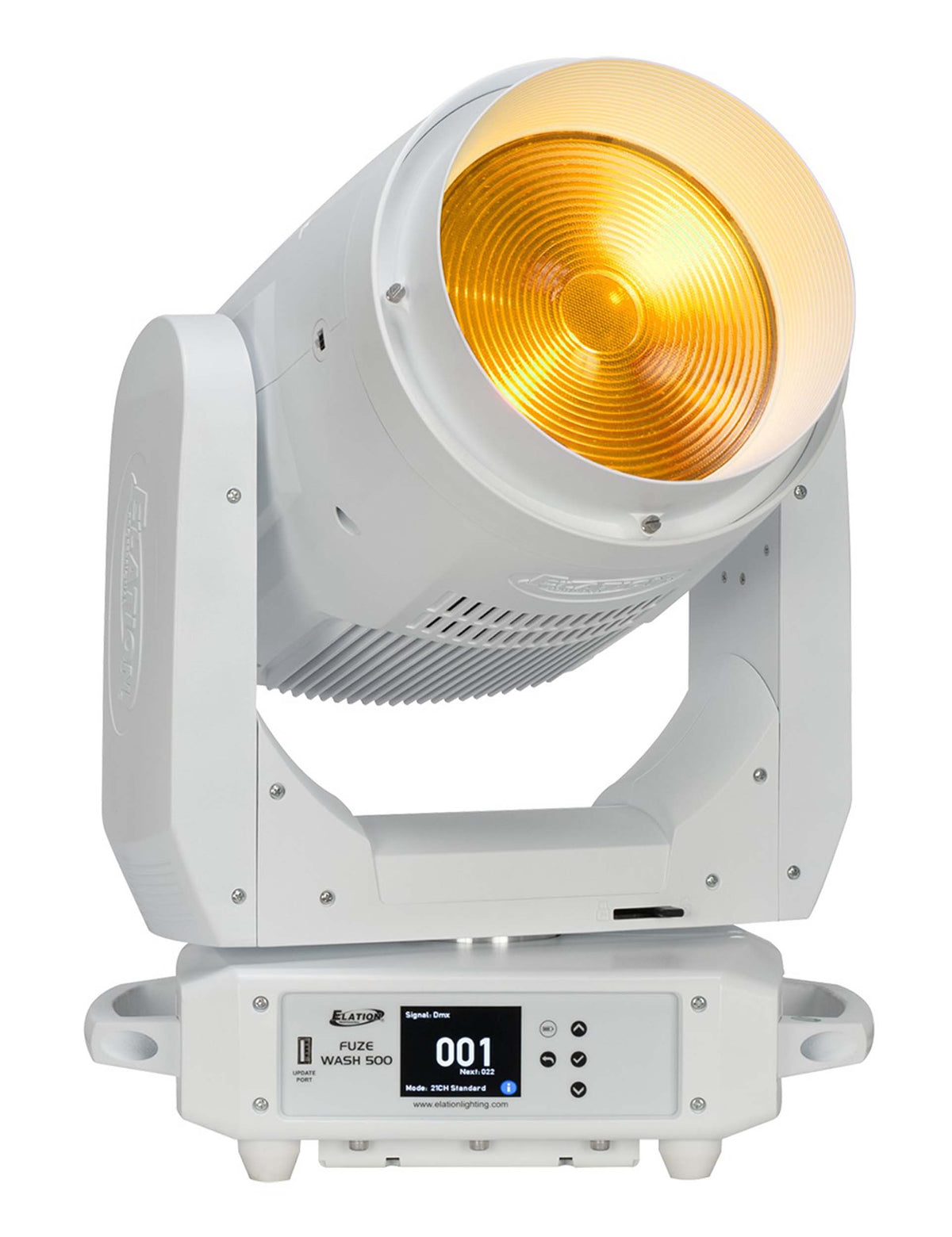 Elation FUZ567WH 500-Watt Full Spectrum RGBMA LED Wash Fixture - White, view 6