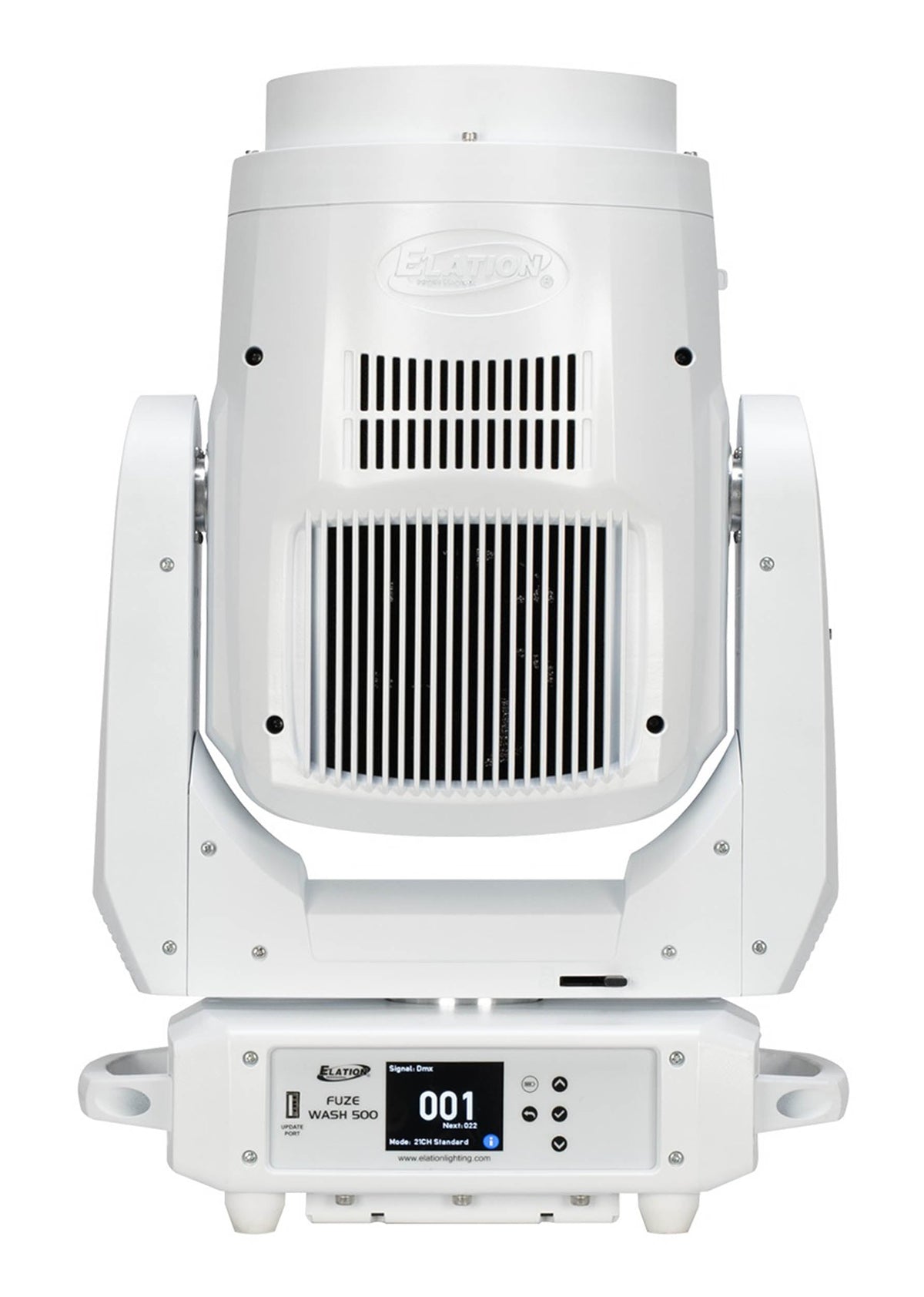 Elation FUZ567WH 500-Watt Full Spectrum RGBMA LED Wash Fixture - White, view 7