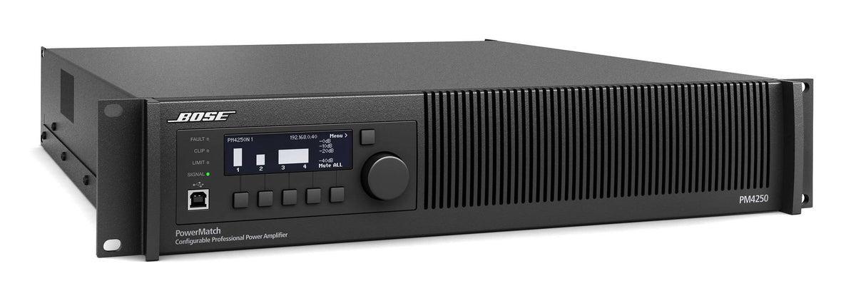 Bose PM4250, Power Match Configurable Amplifier - Black