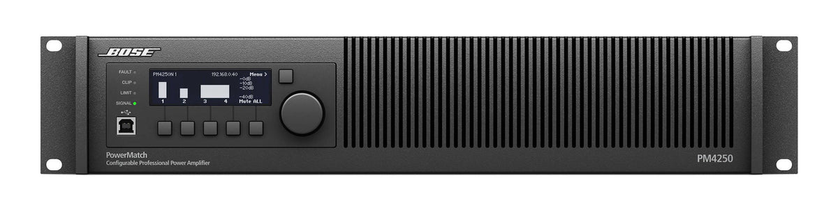 Bose PM4250, Power Match Configurable Amplifier - Black, view 3