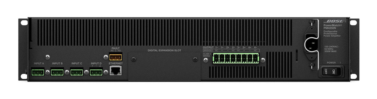 Bose PM4250, Power Match Configurable Amplifier - Black, view 5