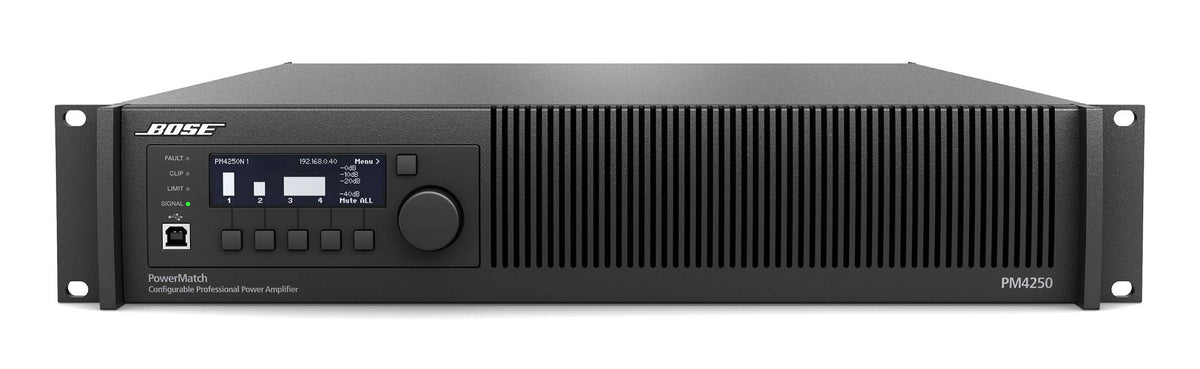 Bose PM4250N, Power Match Configurable Amplifier Network