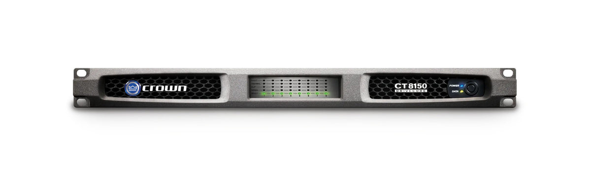Crown CT8150, 8-Channel Rackmount Power Amplifier - 150 Watt