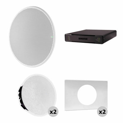 Shure 920PR W-V Large Conf Room Bundle w/ MXA920-R Ceiling Mic & P300