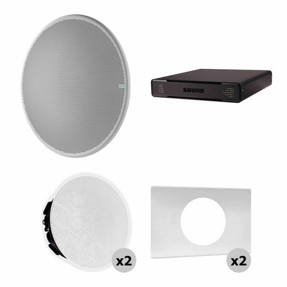 Shure 920PR AL-V Large Conf Room Bundle w/ MXA920-R Ceiling Mic & P300