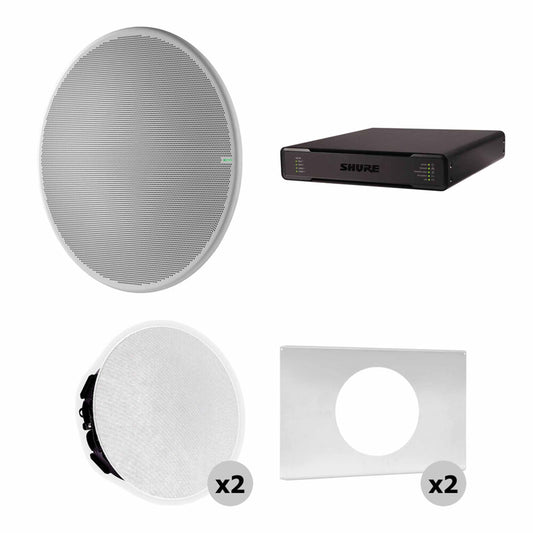 Shure 920PR AL-V Large Conf Room Bundle w/ MXA920-R Ceiling Mic & P300