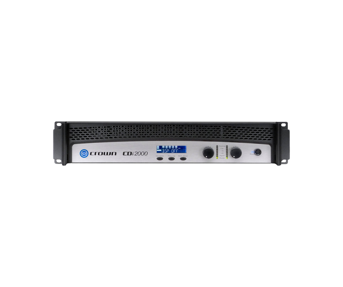 Crown CDI-2000 Two-Channel Commercial Power Amplifier - 800 Watt, view 2