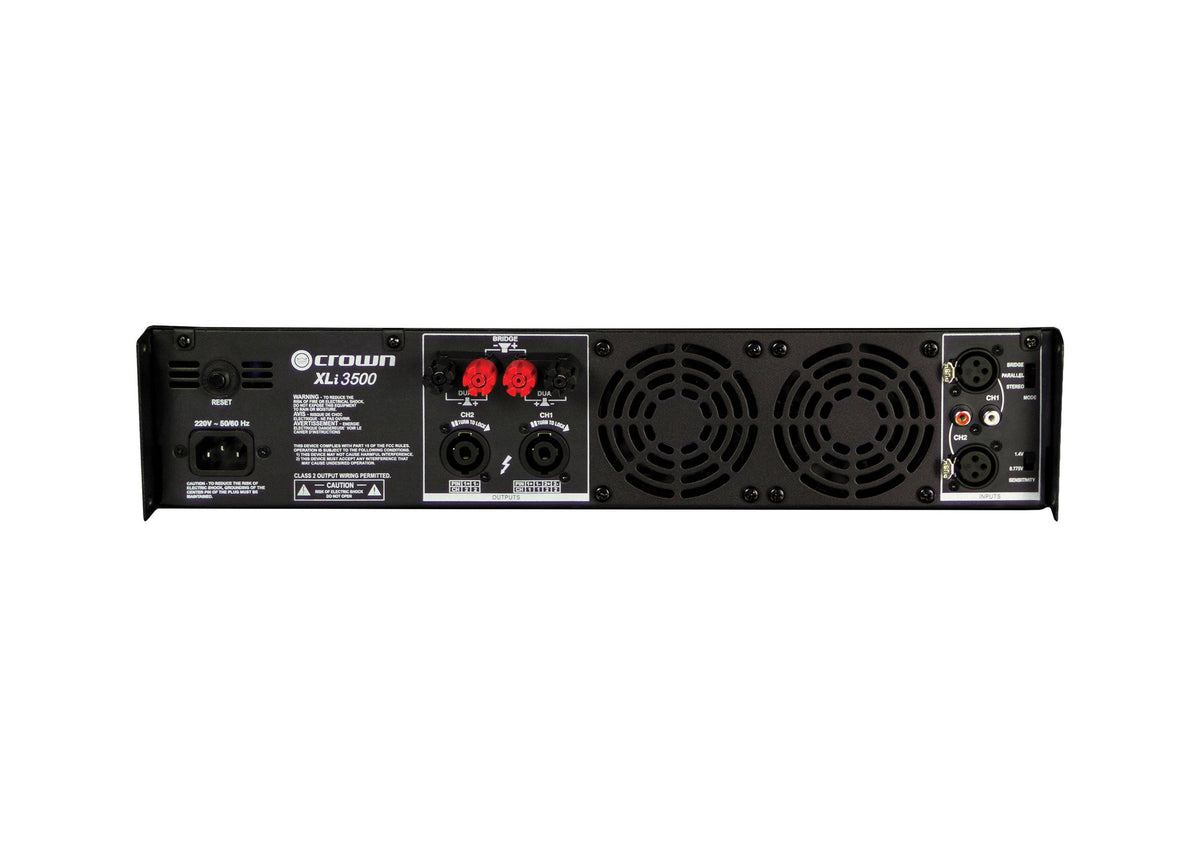 Crown Audio XLI3500, 2 Channel Stereo Power Amplifier - 1350 Watt, view 2