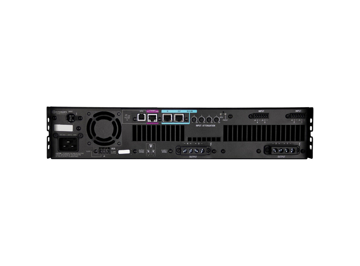 Crown Audio DCI4X1250N 4-Channel DriveCore Install Network Amp w/ BLU, view 2