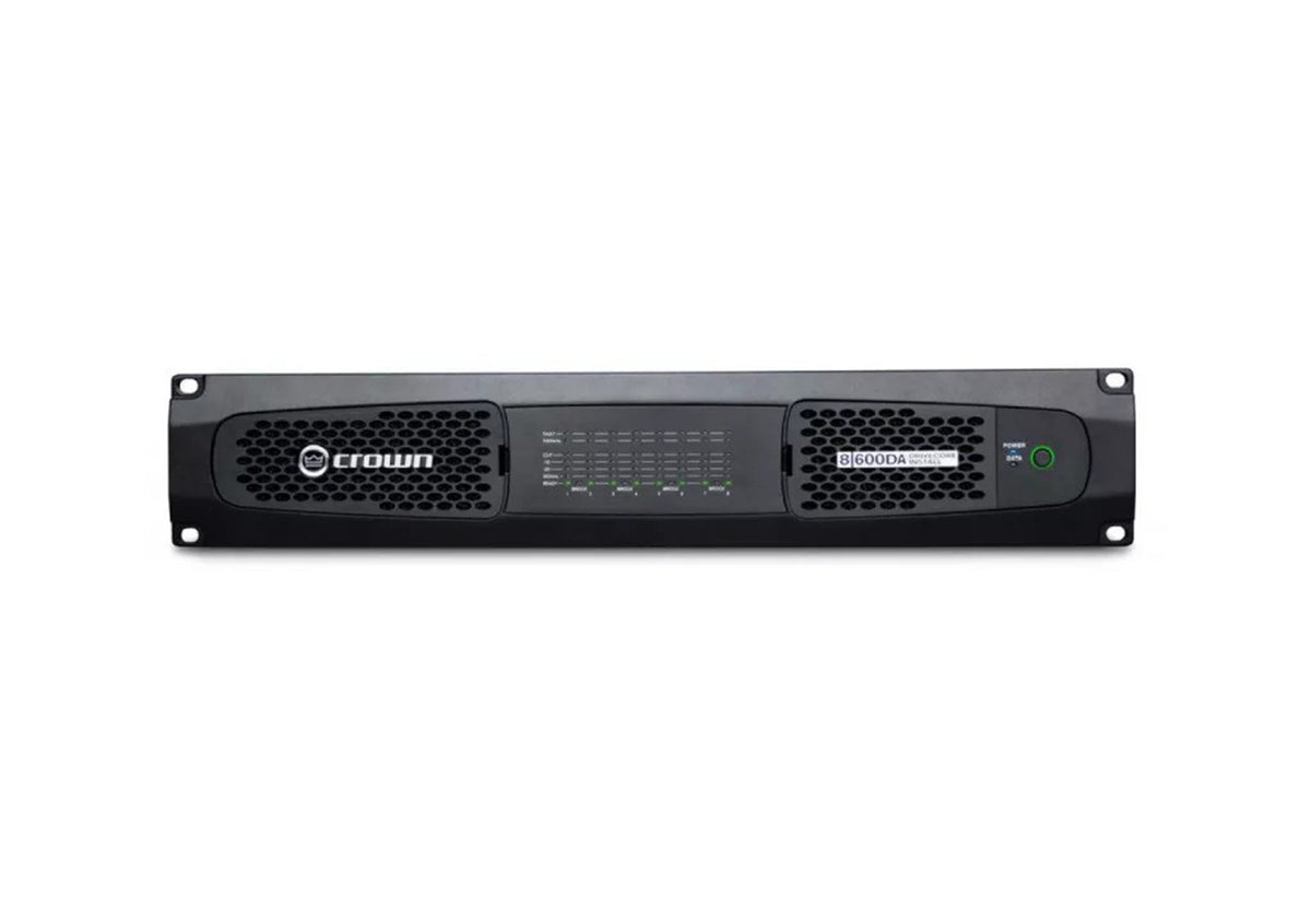 Crown Audio DCI8X600D 8-Channel 300W at 4 Ohms Power Amp w/ Dante