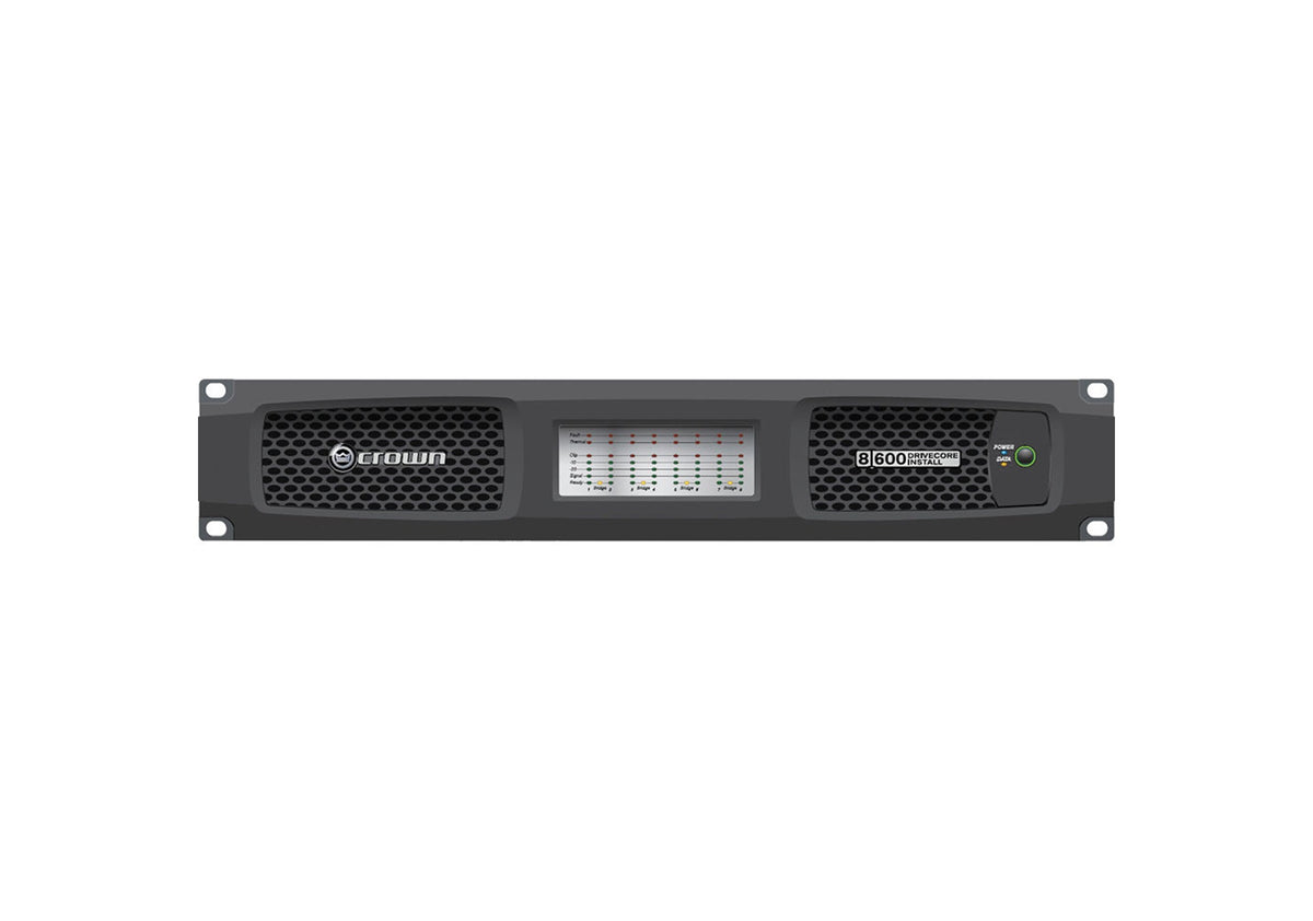 Crown Audio DCI8X600 8-Channel DriveCore Install Analog Series Amp