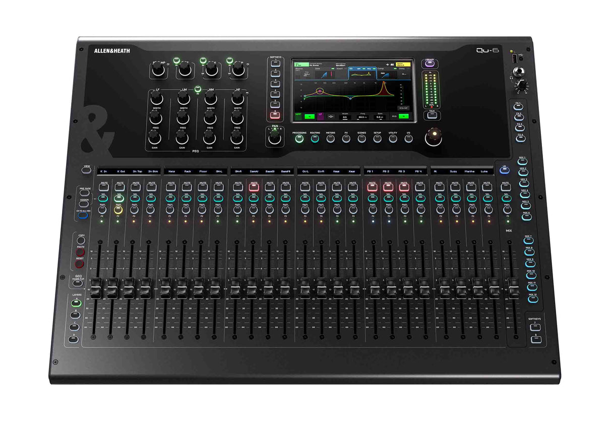 Allen & Heath Qu-6/Qu-6D Digital Mixer 38 input / 24 output - 96kHz, view 2