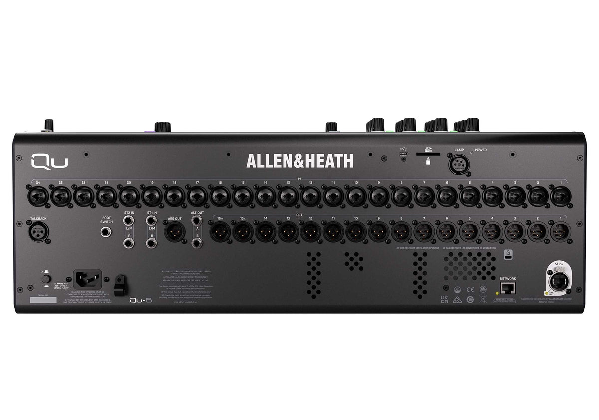 Allen & Heath Qu-6/Qu-6D Digital Mixer 38 input / 24 output - 96kHz, view 4