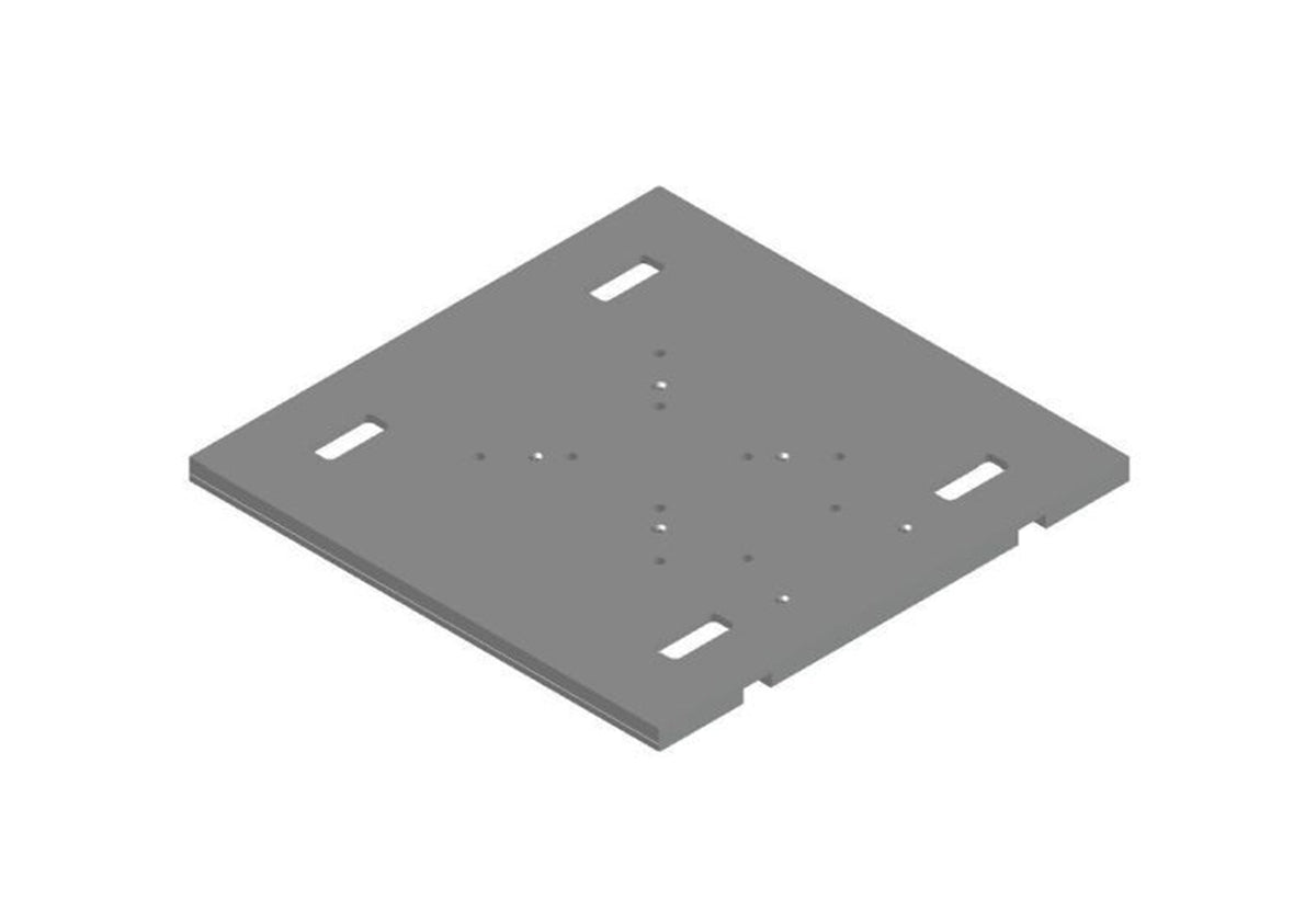 Global Truss DT-GP-BASE36-BLK 36" Heavy-Duty Raised Base Plate - 3 FT