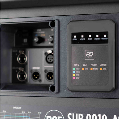 RCF SUB 9029-AS Active 8000 W Dual 19" Sub 19-Inch High Powered Black, view 9